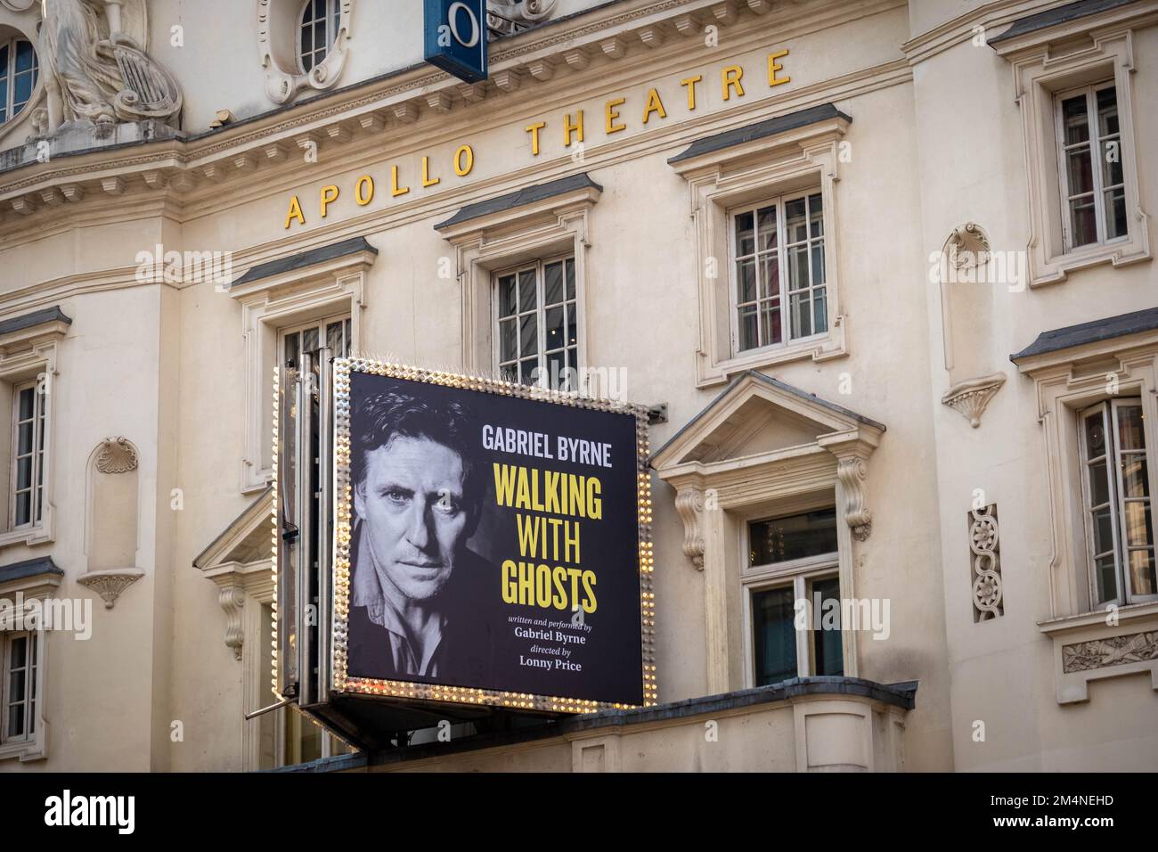 London- September 2022: Walking With Ghosts at the Apollo Theatre in Londons West End Stock Photo