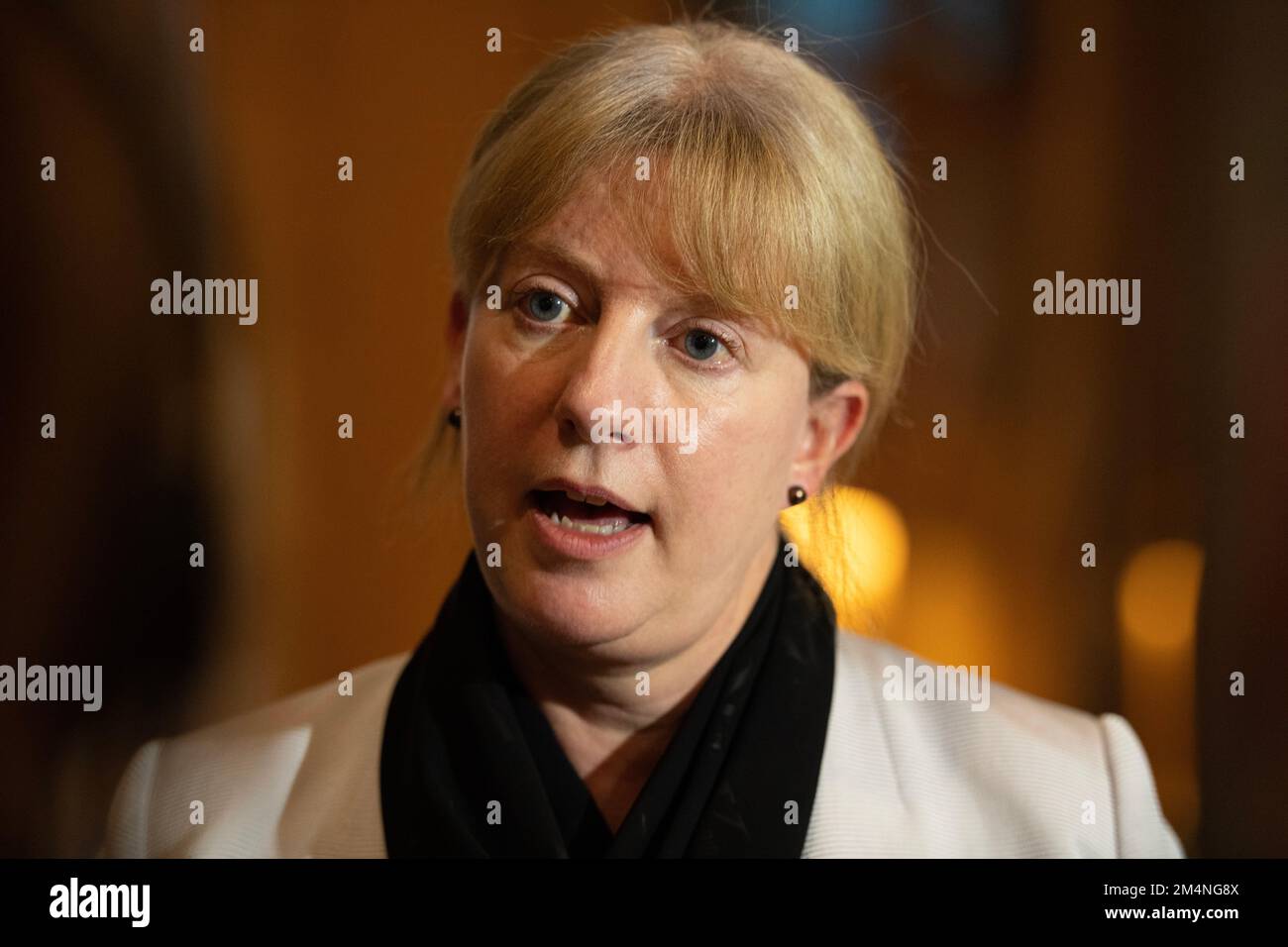 Edinburgh, Scotland, UK. 22nd Dec, 2022. PICTURED Shona Robison MSP