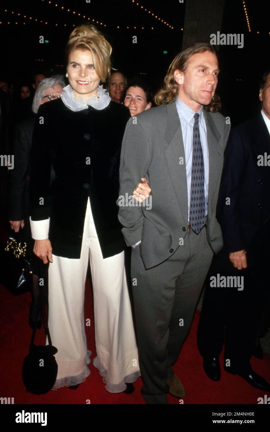 Mariel Hemingway and Stephen Crisman at the Sunset Boulevard Premiere at Shubert Theatre on  November 30, 1993 Credit: Ralph Dominguez/MediaPunch Stock Photo