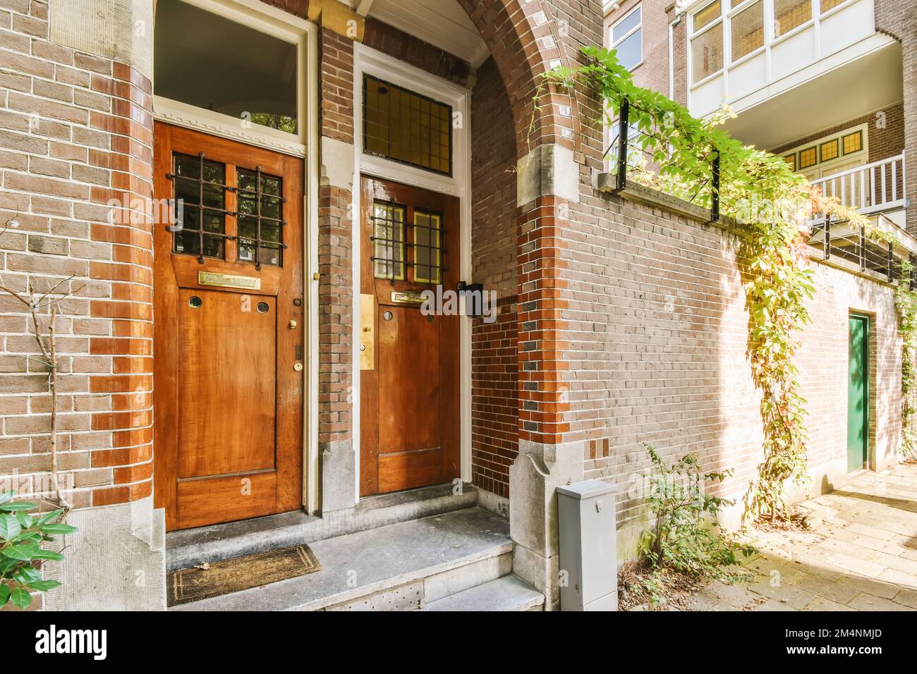 the front door to an apartment in brooklyn, new york photo by david ...
