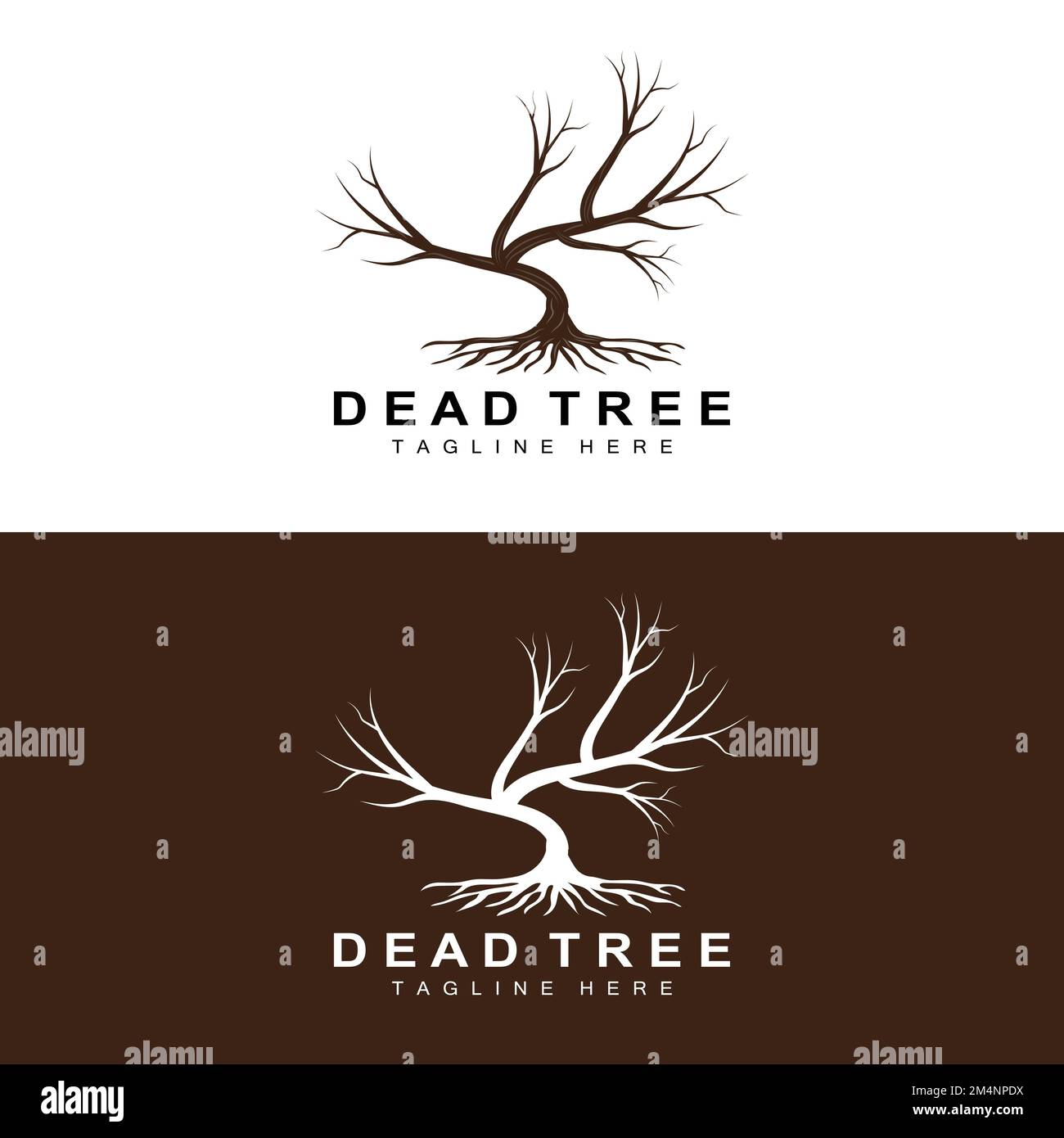 Tree Logo Design, Dead Tree Illustration, Wild Tree Cutting, Global ...