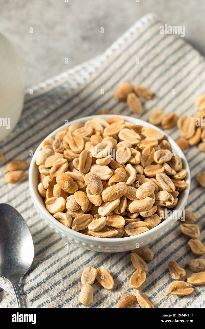 Dry Organic Roasted Peanuts Ready to Eat Stock Photo Alamy