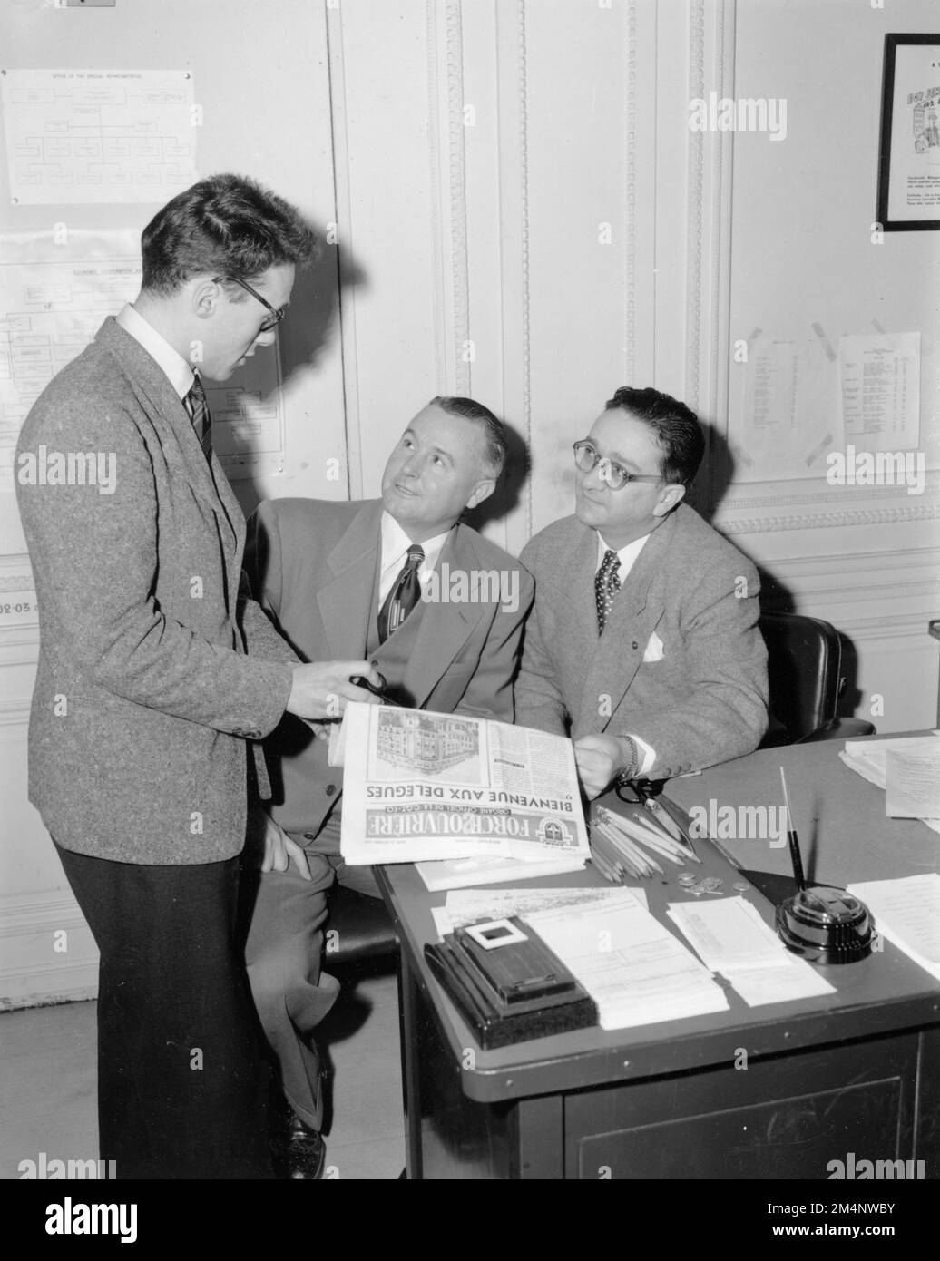 Robert Oliver. Photographs of Marshall Plan Programs, Exhibits, and