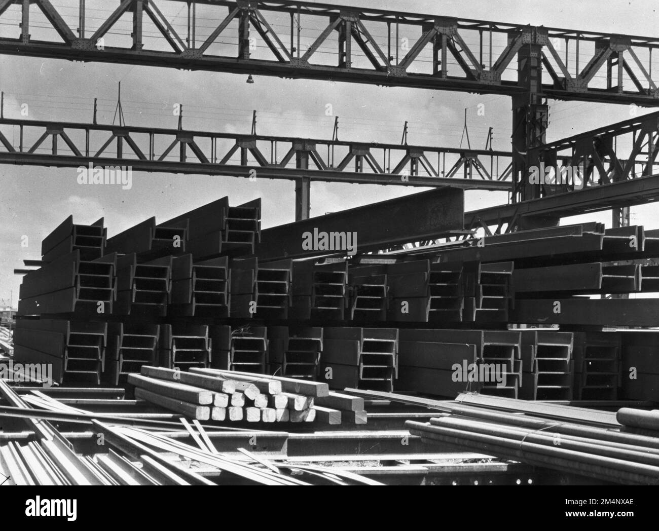 Texture Shots - Steel Bar. Photographs of Marshall Plan Programs ...