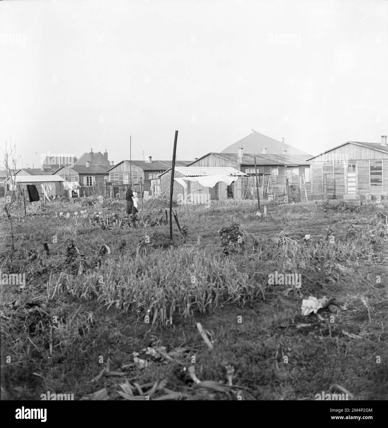 Lessing's Pictures on Coal Housing. Photographs of Marshall Plan