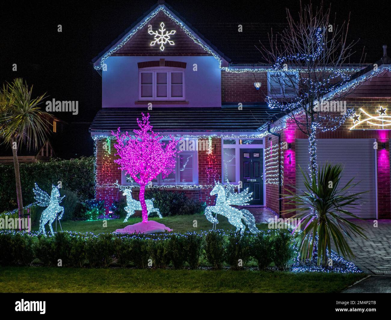 Eastchurch, Kent, UK. 22nd Dec, 2022. Kingsborough Manor estate in