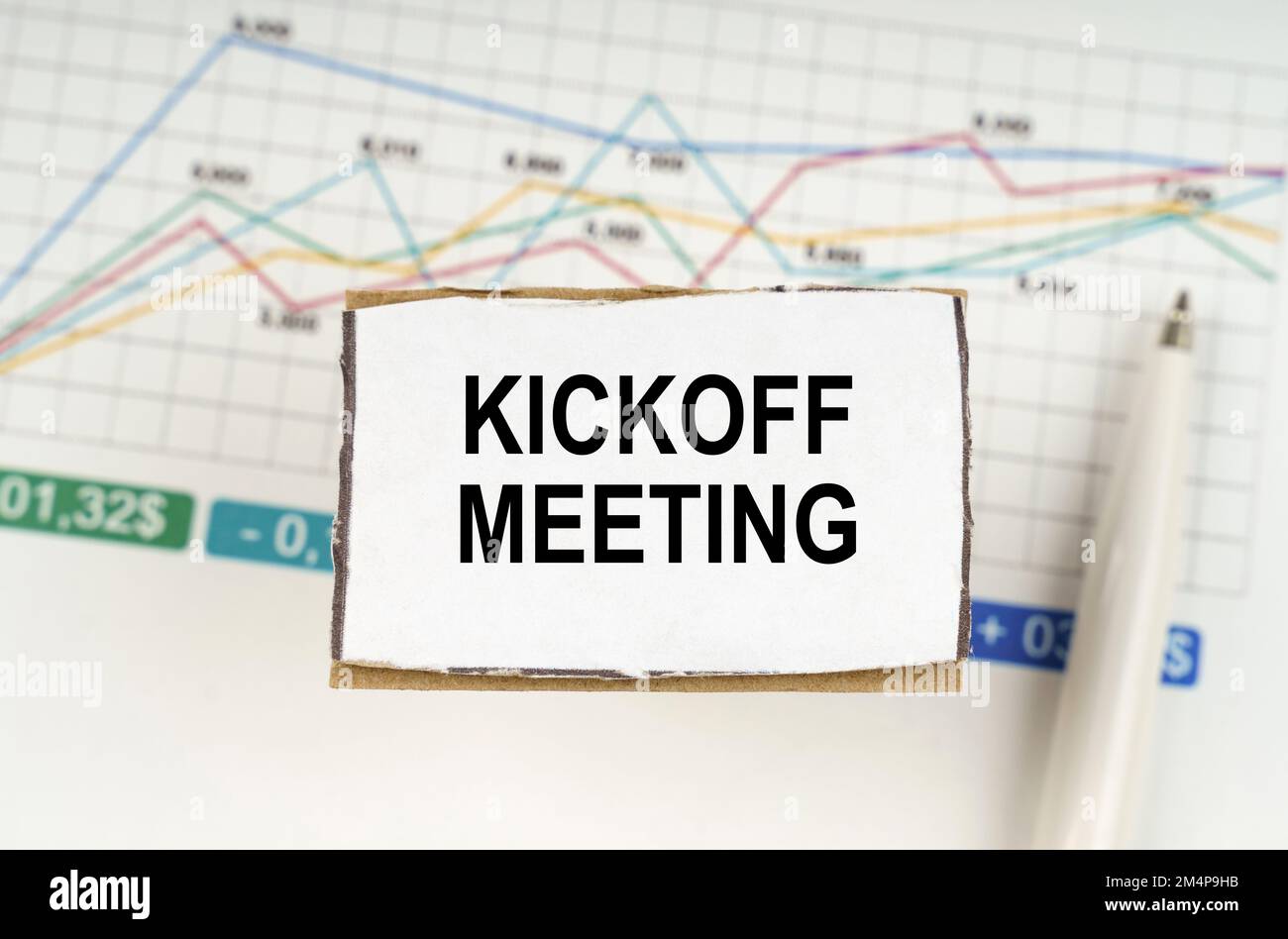 Hand writing sign Kick Off Meeting. Concept meaning first meeting with the  project team and the client Abstract Spreading Message Online, Global Stock  Photo - Alamy