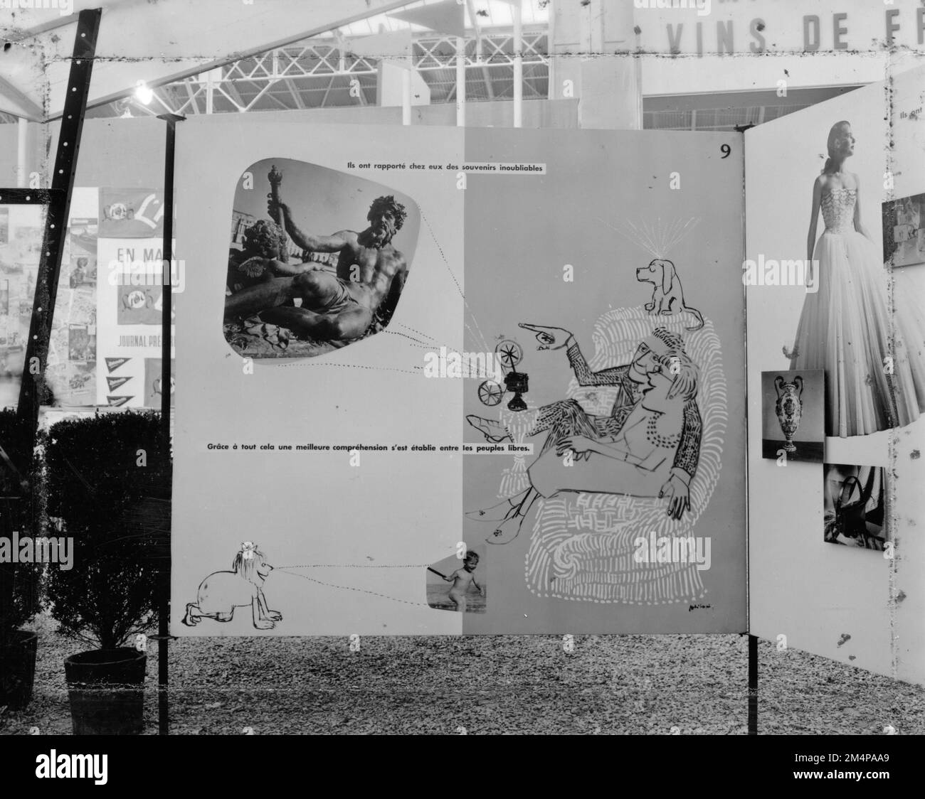 Marshall Plan Aid to French Tourism Shown at Paris Exhibition