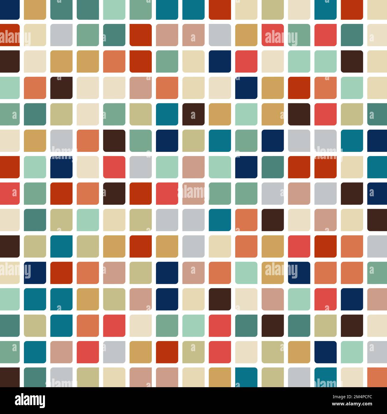 Color checkered squares background generative pattern illustration ...