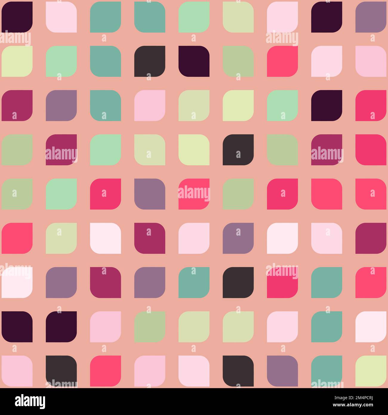 Color checkered squares background generative pattern illustration ...