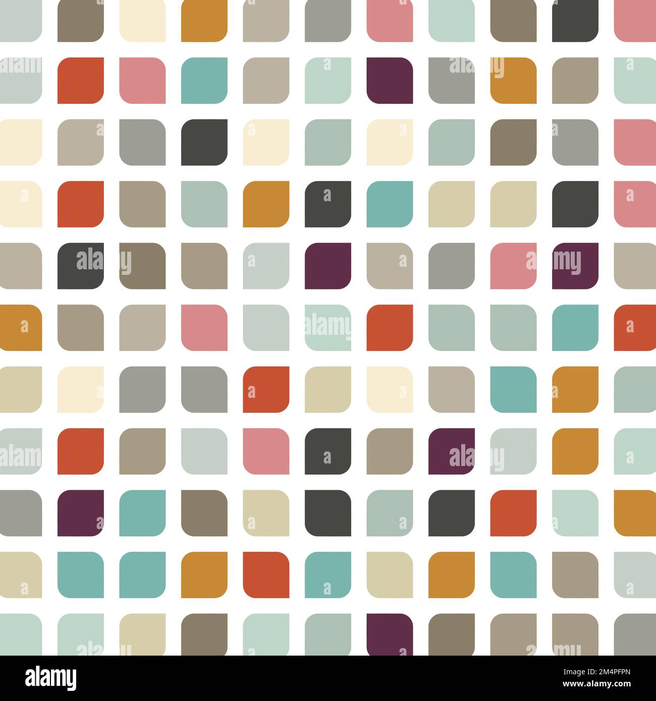 2 Color Checked Pattern Color checkered squares background generative pattern illustration ...