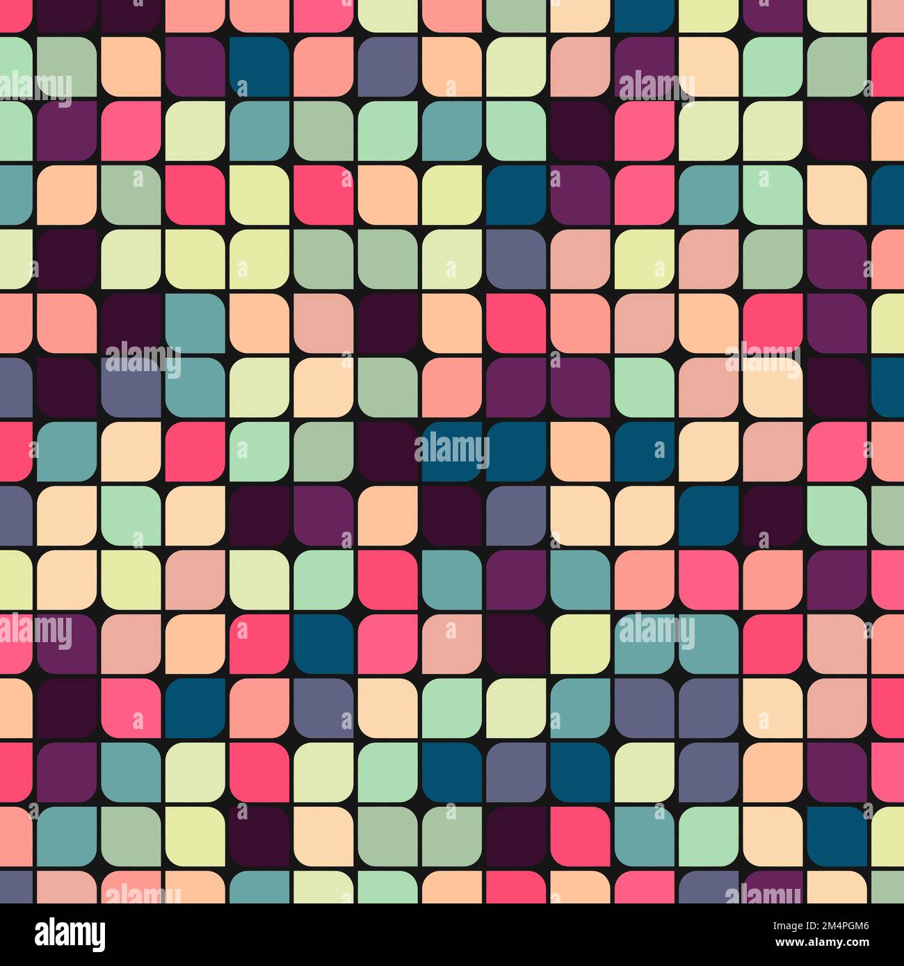 Color checkered squares background generative pattern illustration ...
