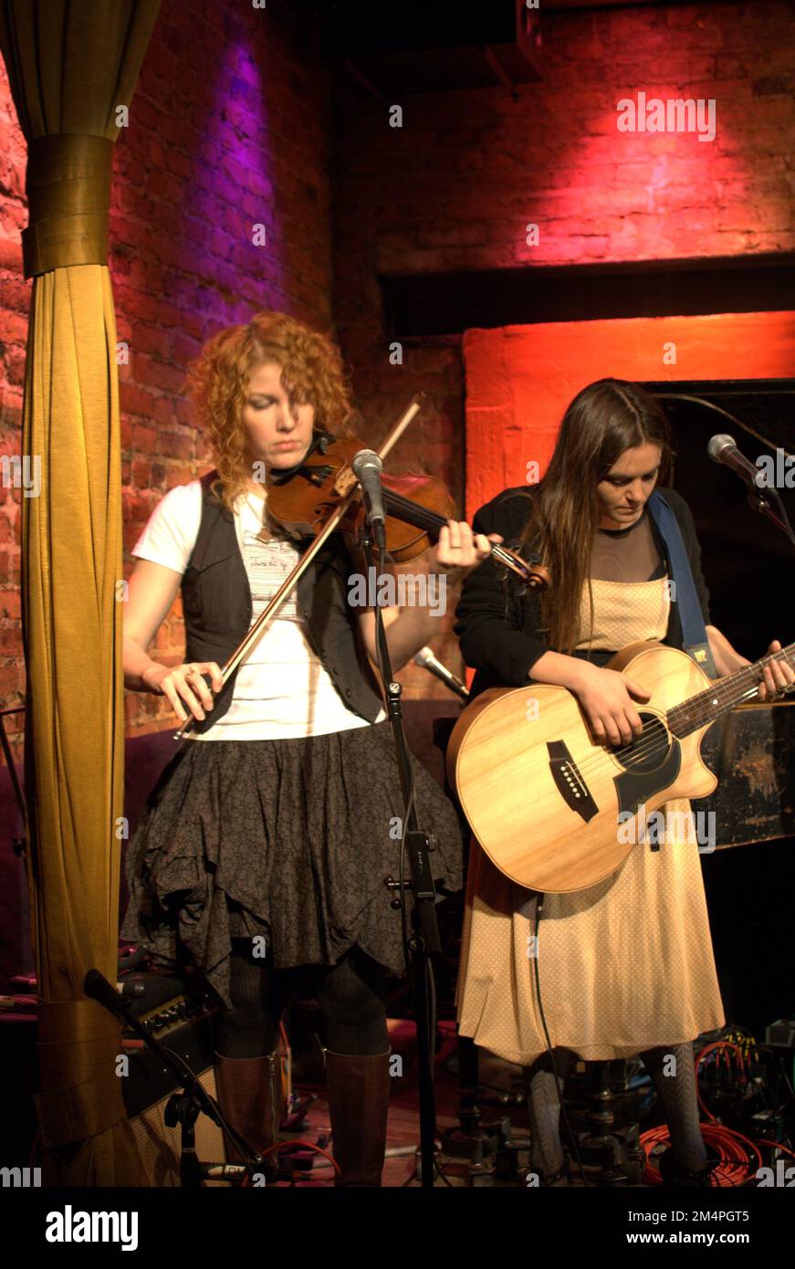 Angus and Julia Stone in session at Rockwood Music Hall in New York ...