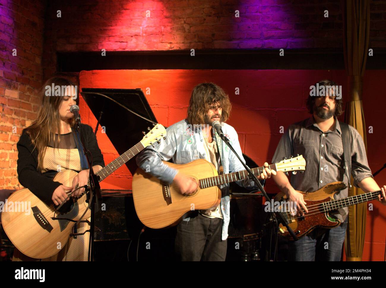 Angus and Julia Stone in session at Rockwood Music Hall in New York ...