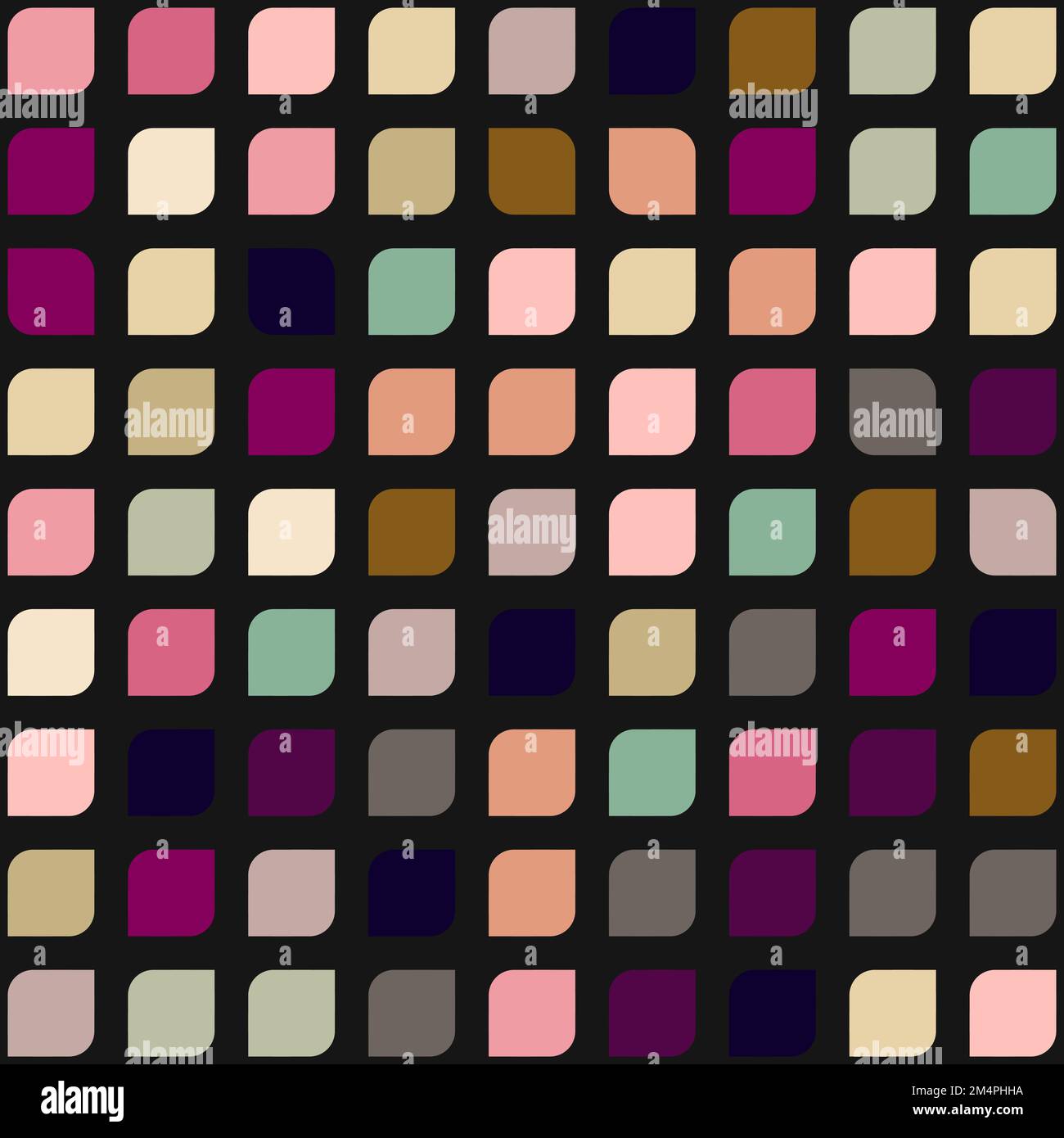 2 Color Checked Pattern Color checkered squares background generative pattern illustration ...
