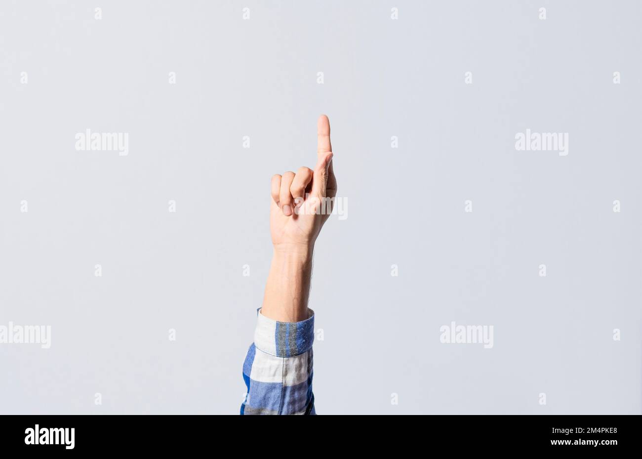 Counting number ONE in sign language. Deaf and dumb counting the number ...