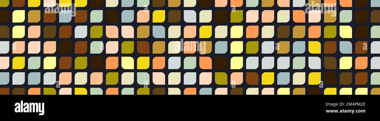 Color checkered squares background generative pattern illustration Stock Vector