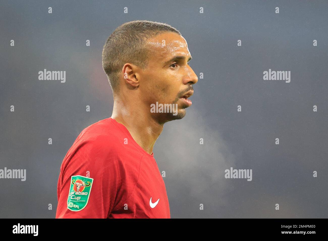 Manchester, UK. 22nd Dec, 2022. Joel Matip #32 of Liverpool during the Carabao Cup Fourth Round match Manchester City vs Liverpool at Etihad Stadium, Manchester, United Kingdom, 22nd December 2022 (Photo by Conor Molloy/News Images) in Manchester, United Kingdom on 12/22/2022. (Photo by Conor Molloy/News Images/Sipa USA) Credit: Sipa USA/Alamy Live News Stock Photo