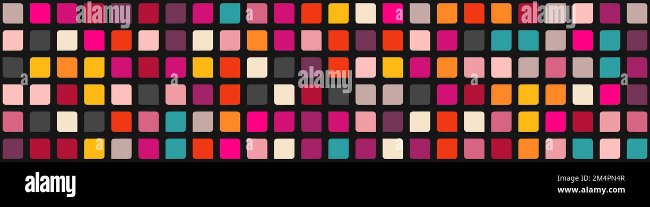 Color checkered squares background generative pattern illustration ...