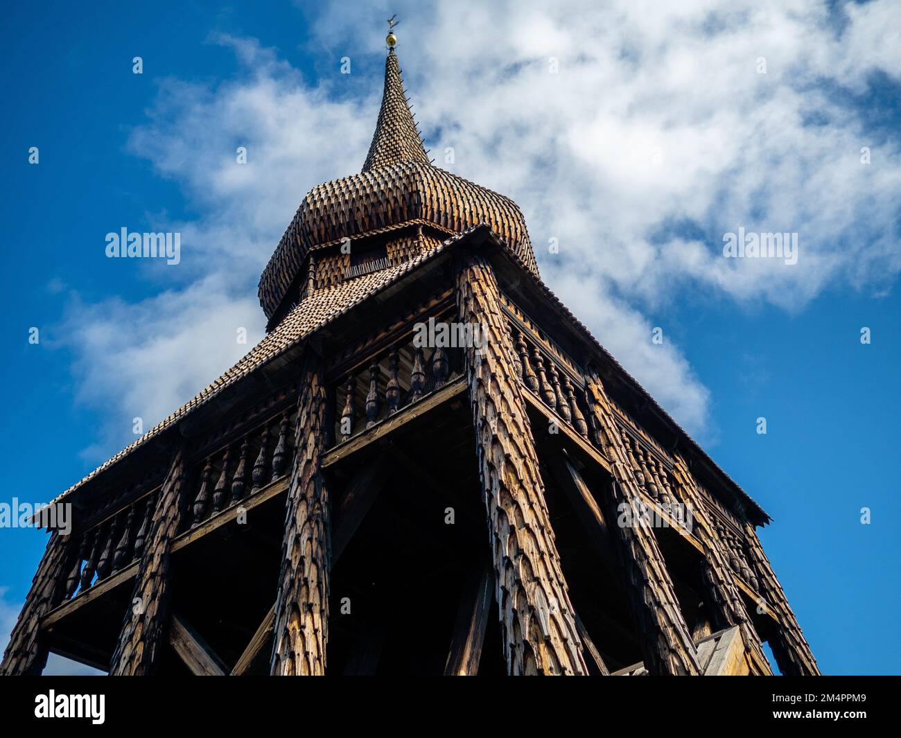 A view from below of Jämtland's major tourist attraction, the Frösö ...