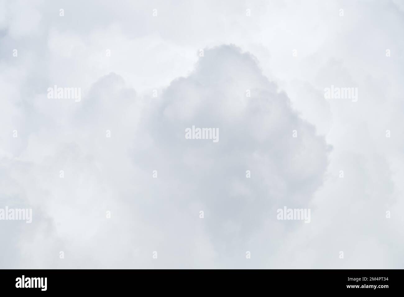 White clouds (cumulus), cloud wall, background, Germany Stock Photo