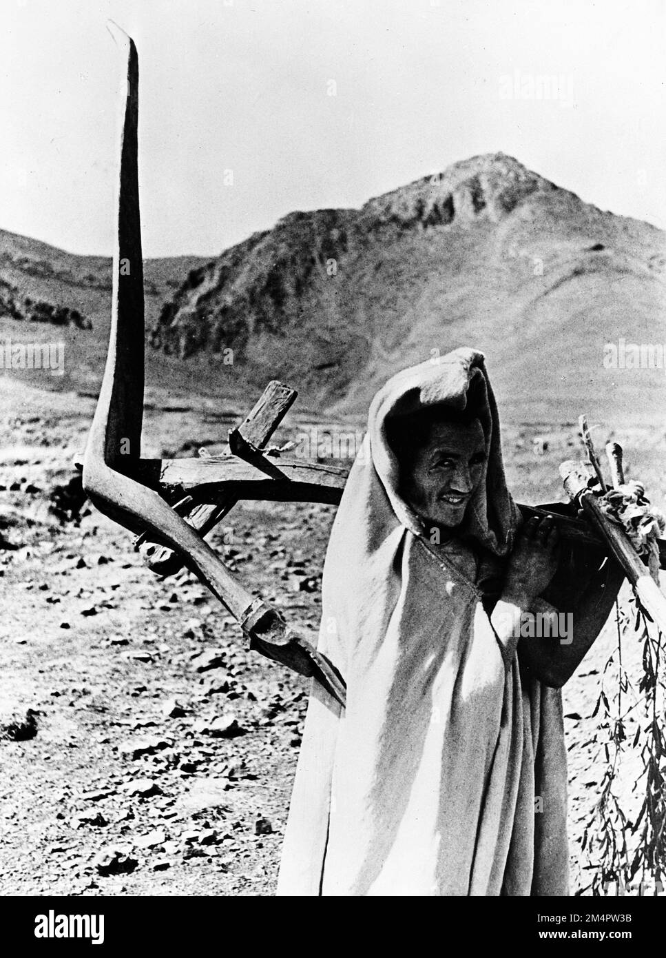 Moroccan Types Ploughman, Weaver. Photographs of Marshall Plan