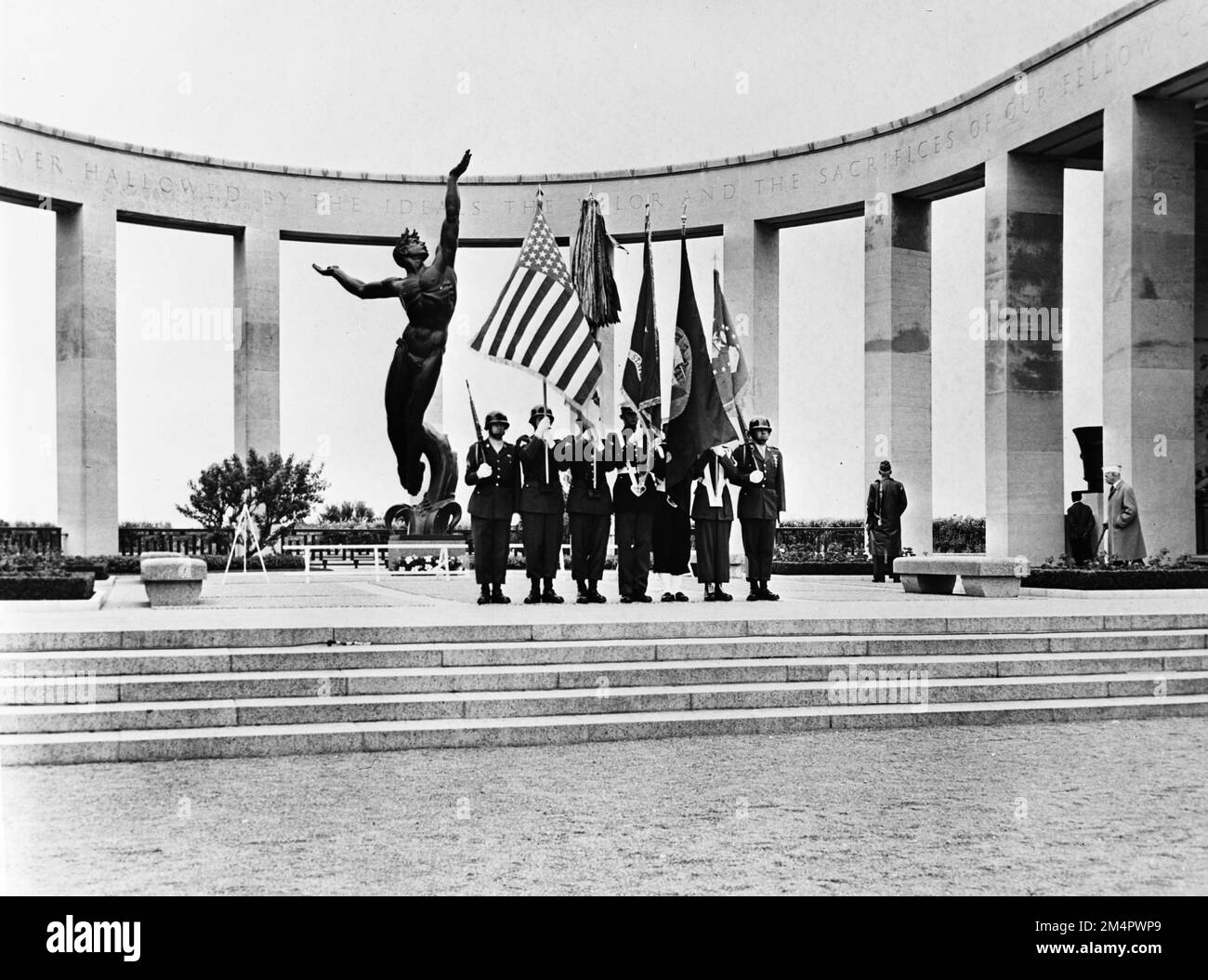 Twentieth Anniversary of the Normandy Landings-June 6, 1964. Photographs of Marshall Plan Programs, Exhibits, and Personnel Stock Photo