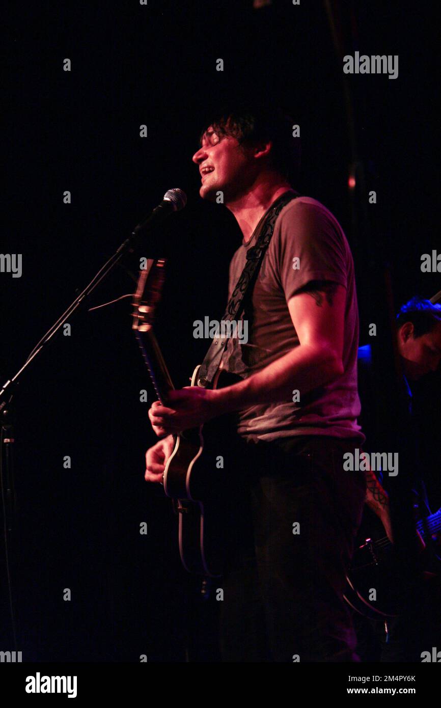 Trail of Dead perform at a private concert in New York City Stock Photo
