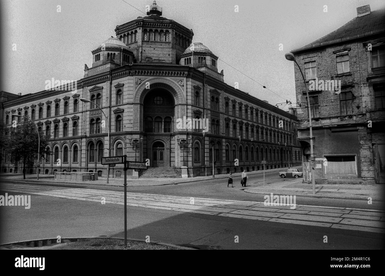 GDR, Berlin, 29. 04. 1989, Postfuhramt, Tucholskystrasse Stock Photo