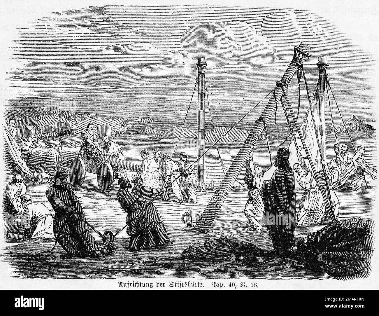 Erection of the Tabernacle, Bible, Old Testament, Genesis, 2nd Book of Moses, Chapter 40, Verse