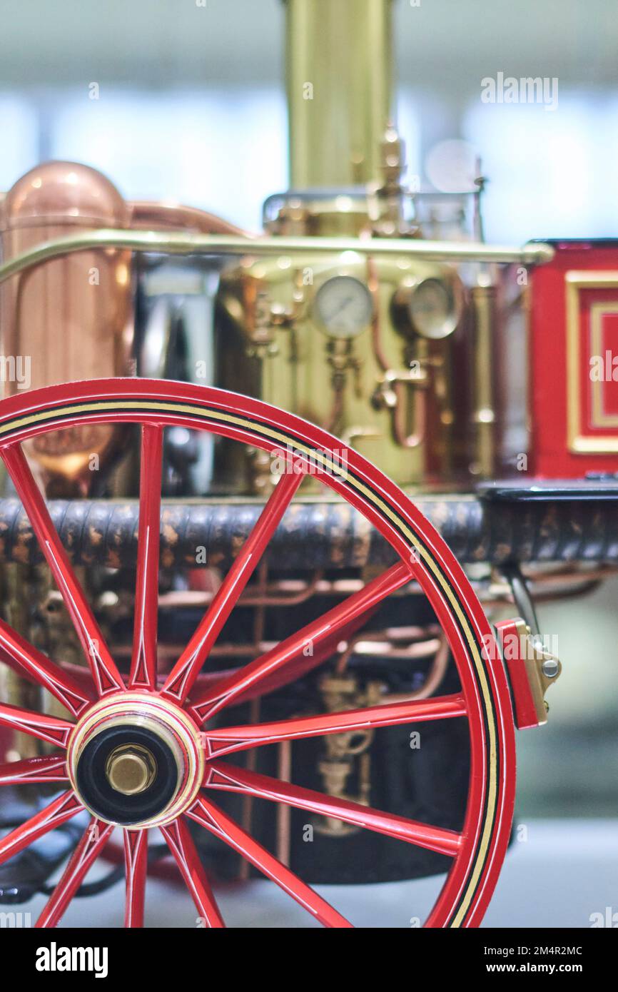 Steam Fire Engine. Model Stock Photo - Alamy