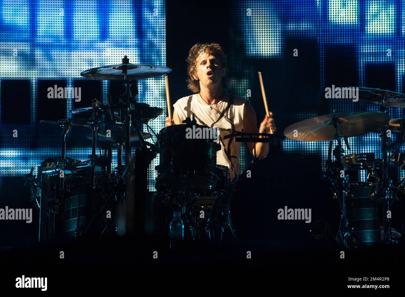 Austin Muse Austin City Limits -Muse in concert Stock Photo - Alamy