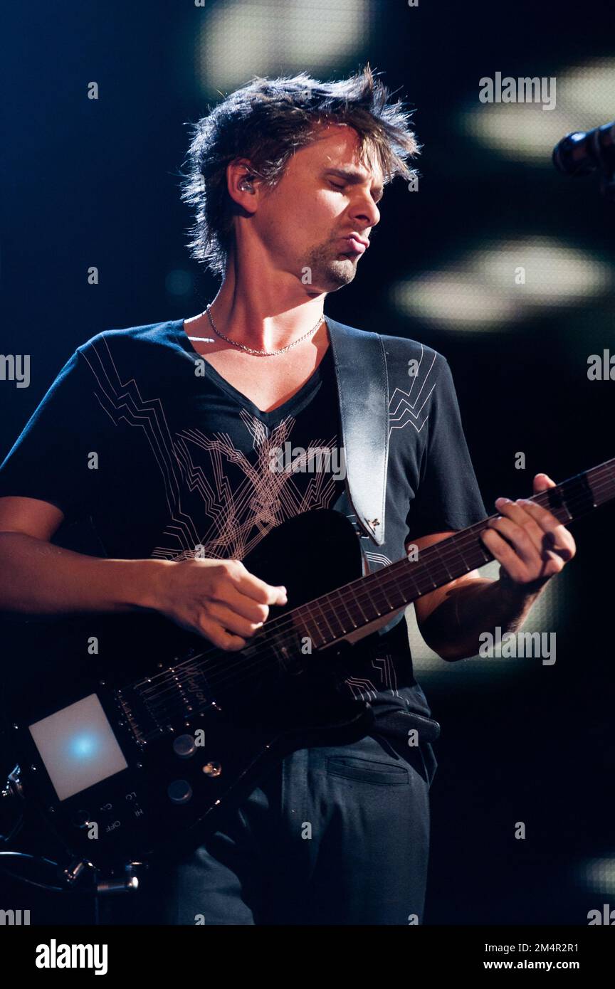 Austin Muse Austin City Limits -Muse in concert Stock Photo - Alamy