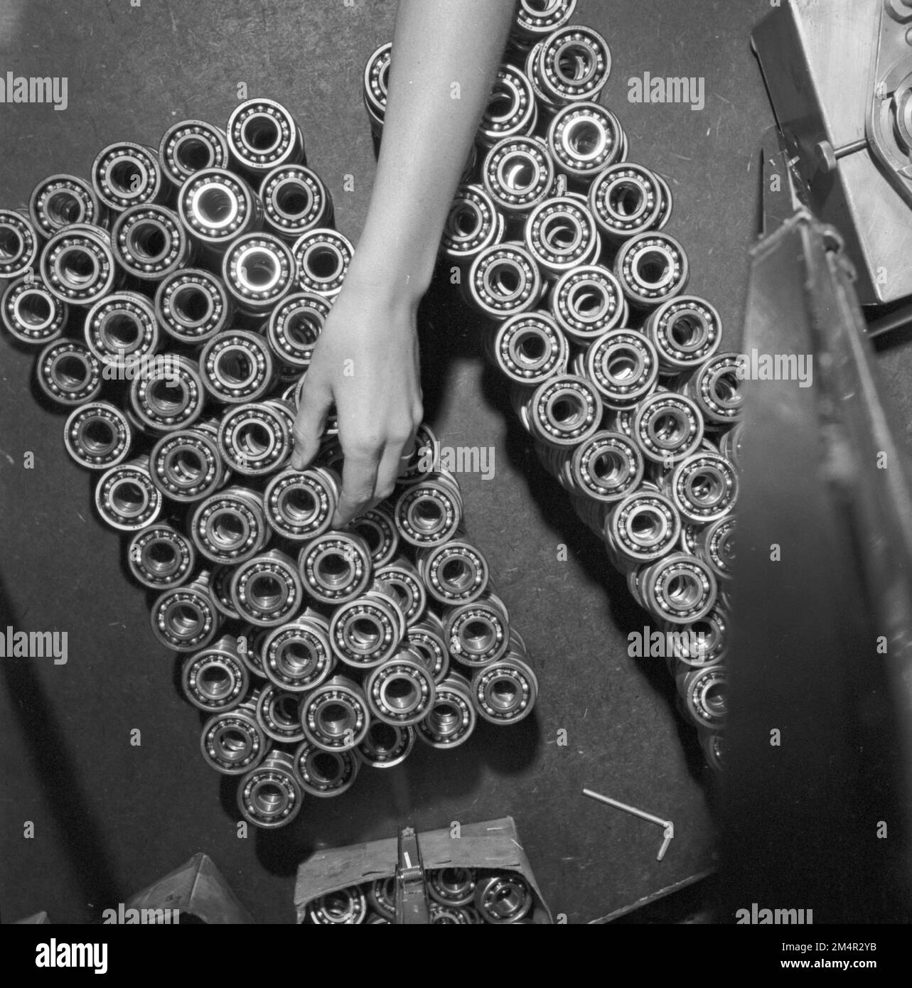 SAAR Story BallBearing Plant. Photographs of Marshall Plan Programs