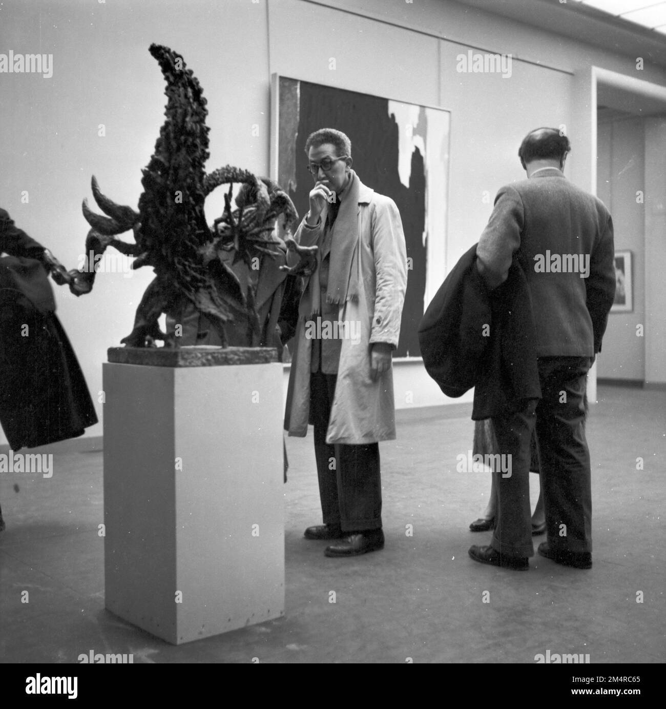 "50 Years of US Art" Exhibition Opening. Photographs of Marshall Plan