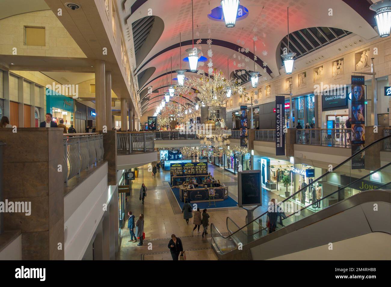 Bluewater Shopping Centre,Christmas,Late Evening,Kent,England,UK Stock Photo