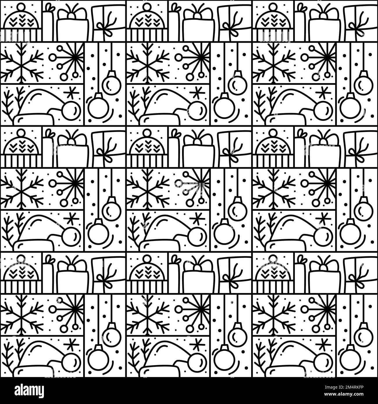Christmas Logo Advent Seamless Pattern Snowflake Gift Box House christmas-logo-advent-seamless-pattern-snowflake-gift-box-house