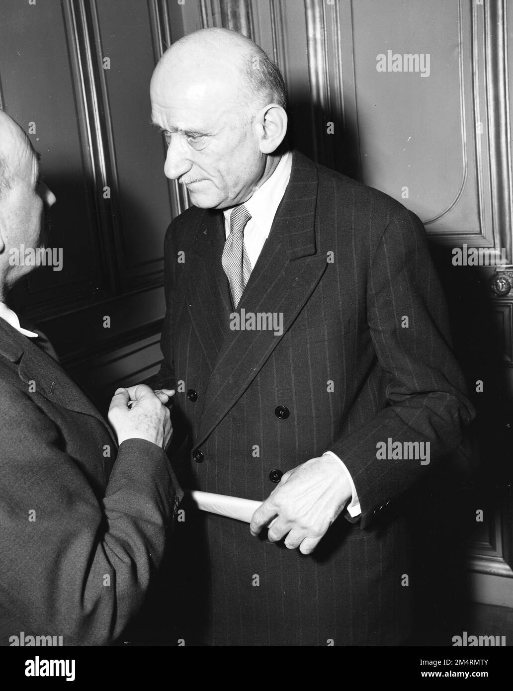 Schuman Plan Treaty Signed. Photographs of Marshall Plan Programs ...