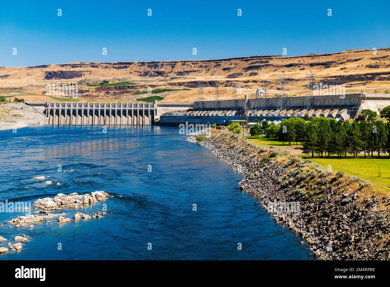 Chief Joseph Dam; second largest producer of power in USA; hydroelectric dam on the Columbia