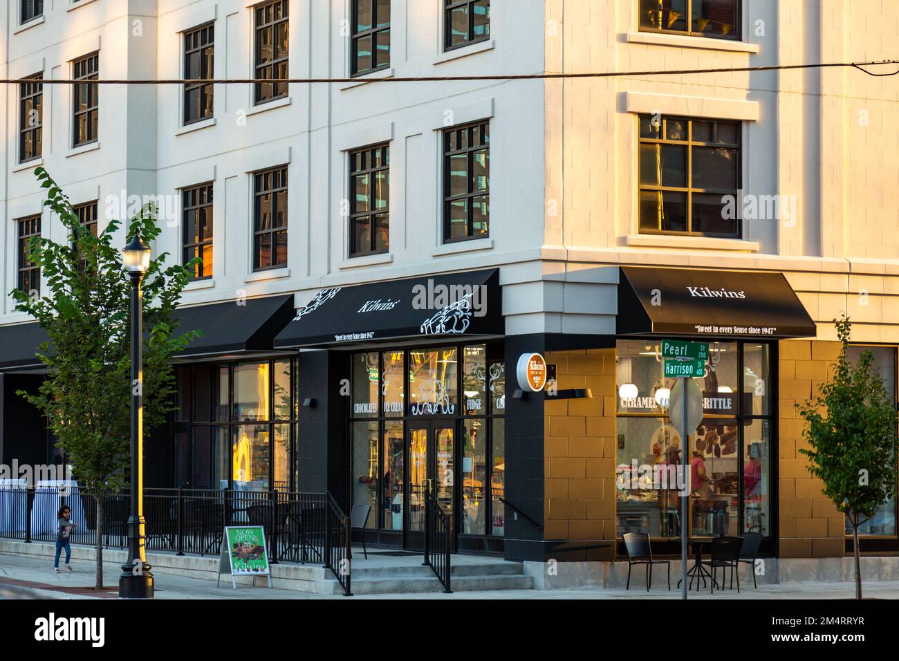 Kilwin's Ice Cream Shop in downtown Fort Wayne, Indiana, USA Stock