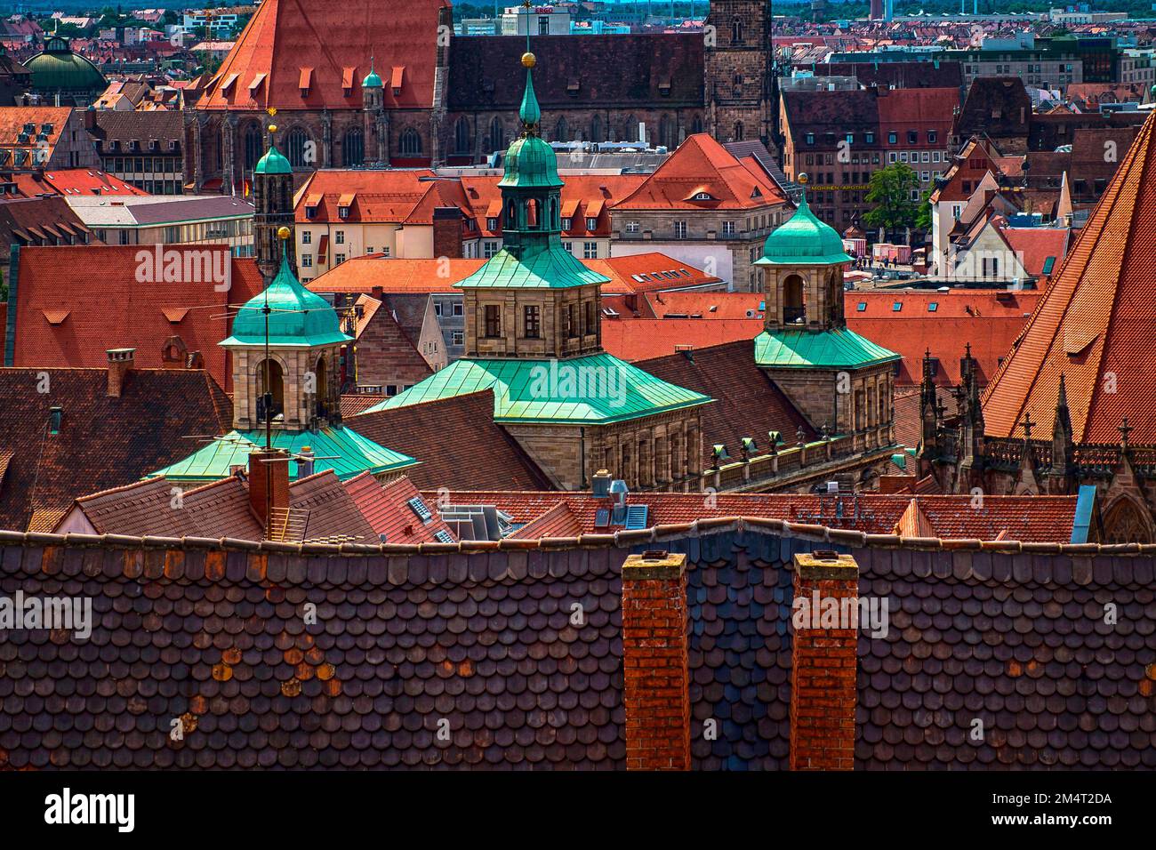 Old Nuremberg,  , state of Bavaria, Middle Franconia, Germany, Europe Stock Photo
