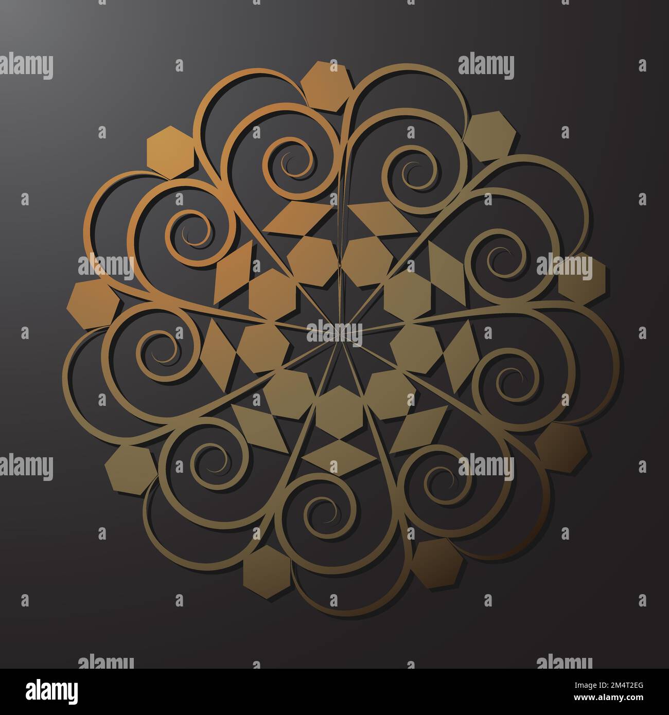 A background created from abstract shapes in pastel colors and bright, repeating lines. Stock Vector