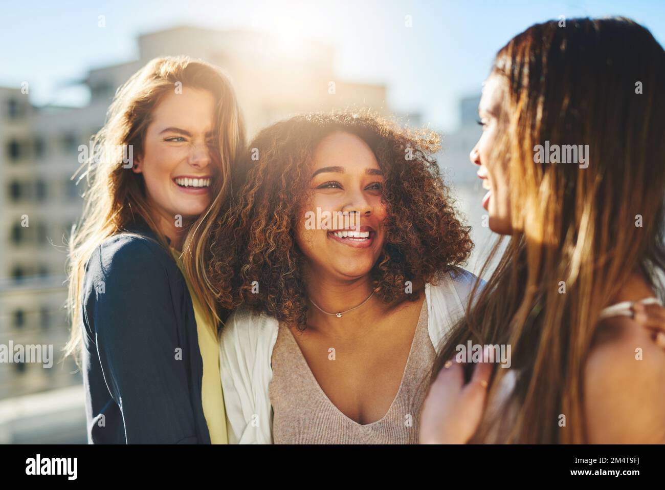 The best friends sharing the best moments. young female friends