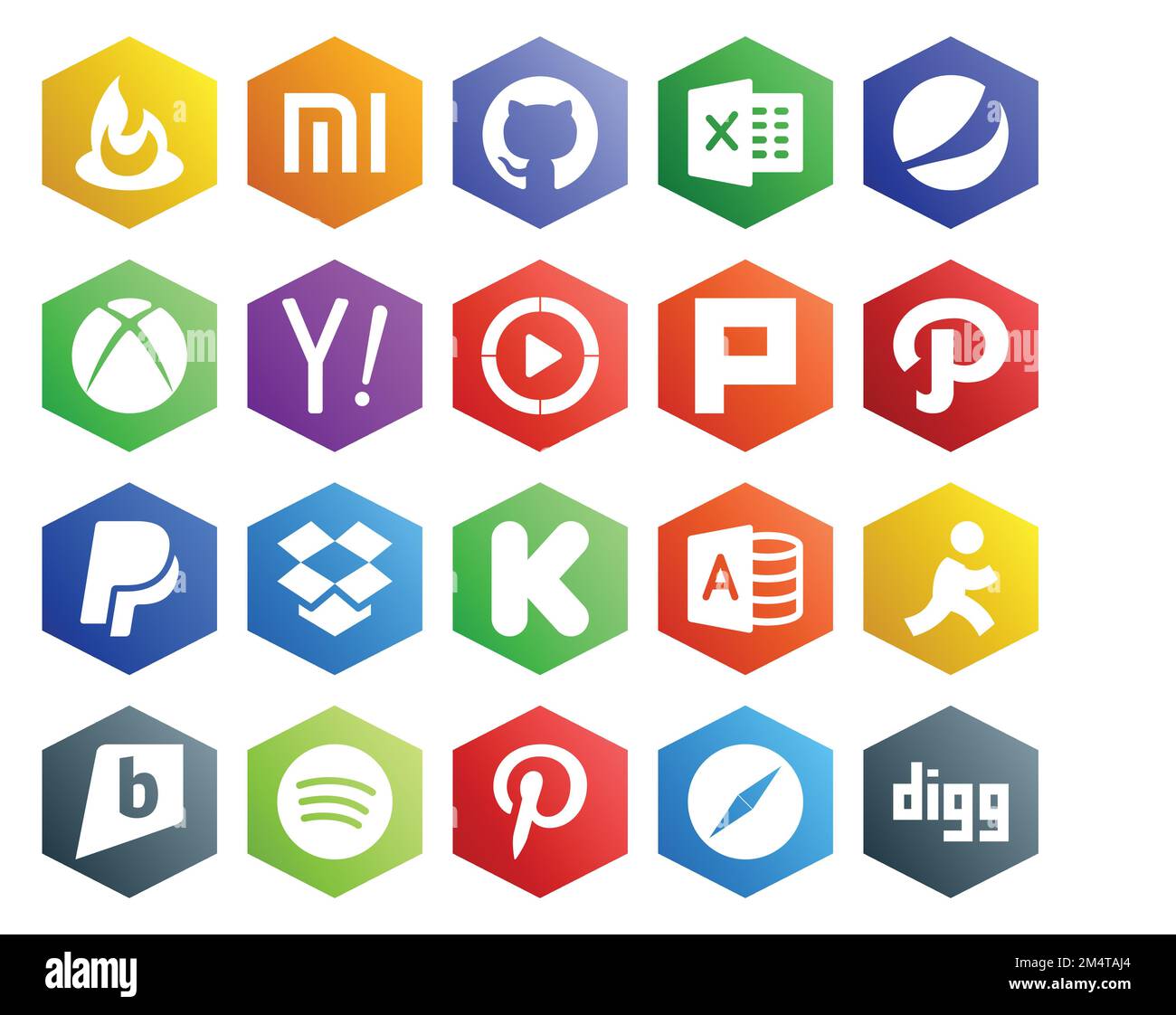 20 Social Media Icon Pack Including brightkite. microsoft access