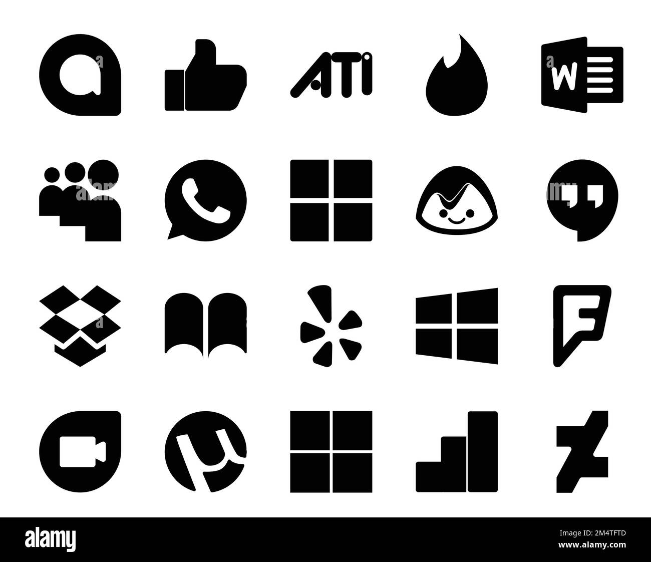 20 Social Media Icon Pack Including delicious. google duo. basecamp
