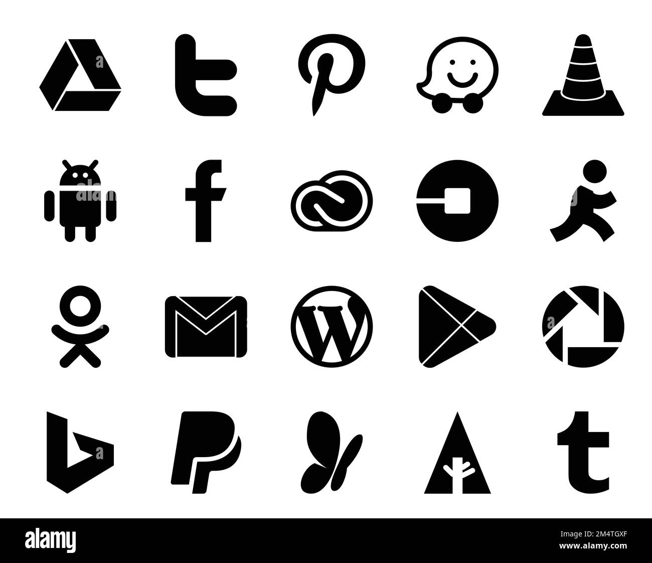 20 Social Media Icon Pack Including odnoklassniki. driver. android. car 