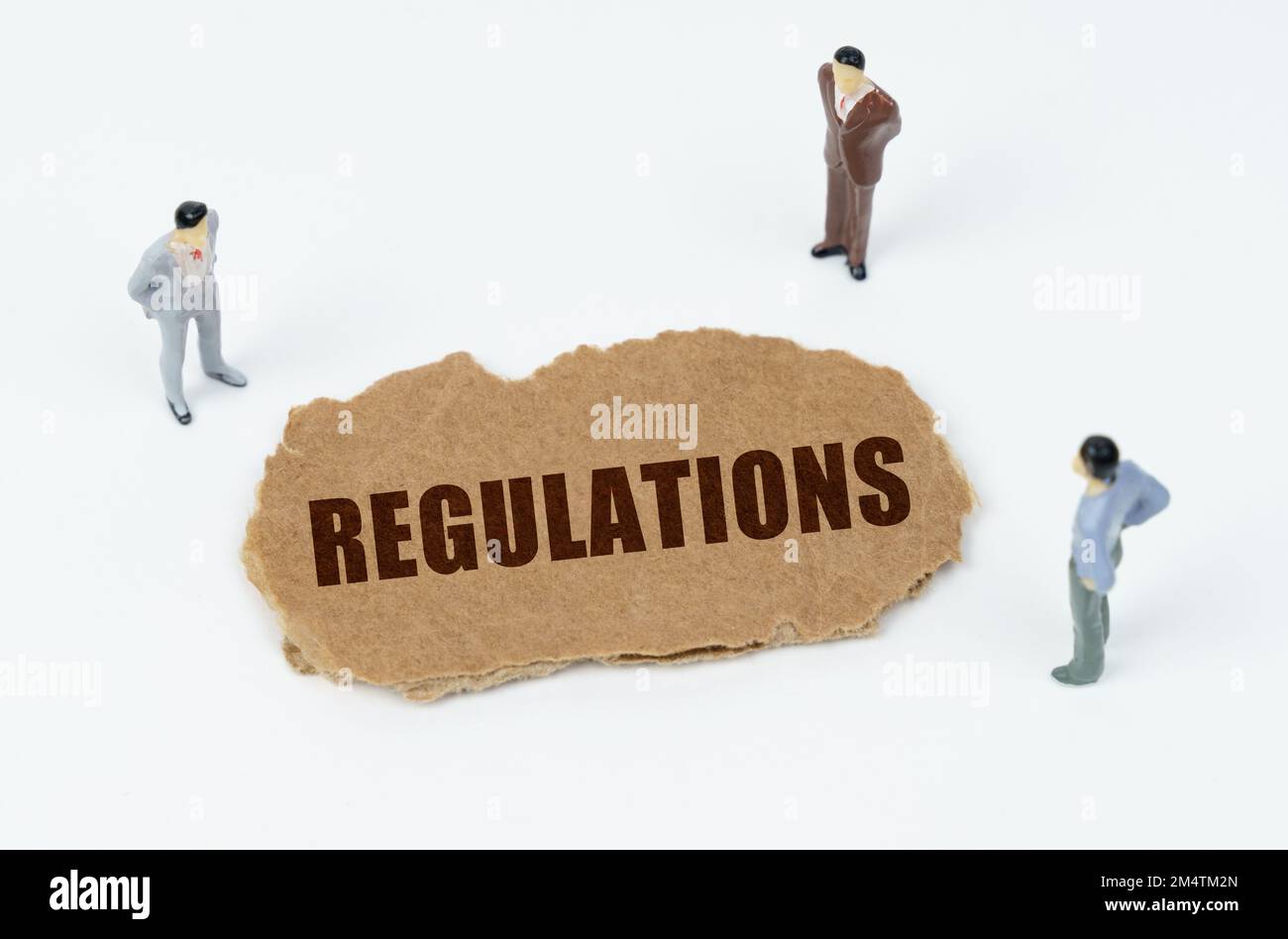 Economy and business concept. On a white background, figures of