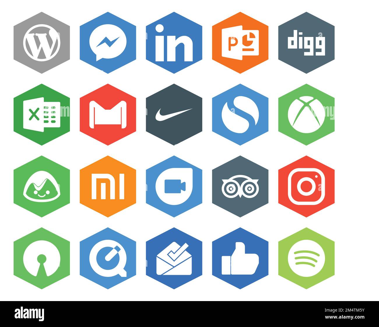 20 Social Media Icon Pack Including travel. google duo. email. xiaomi ...