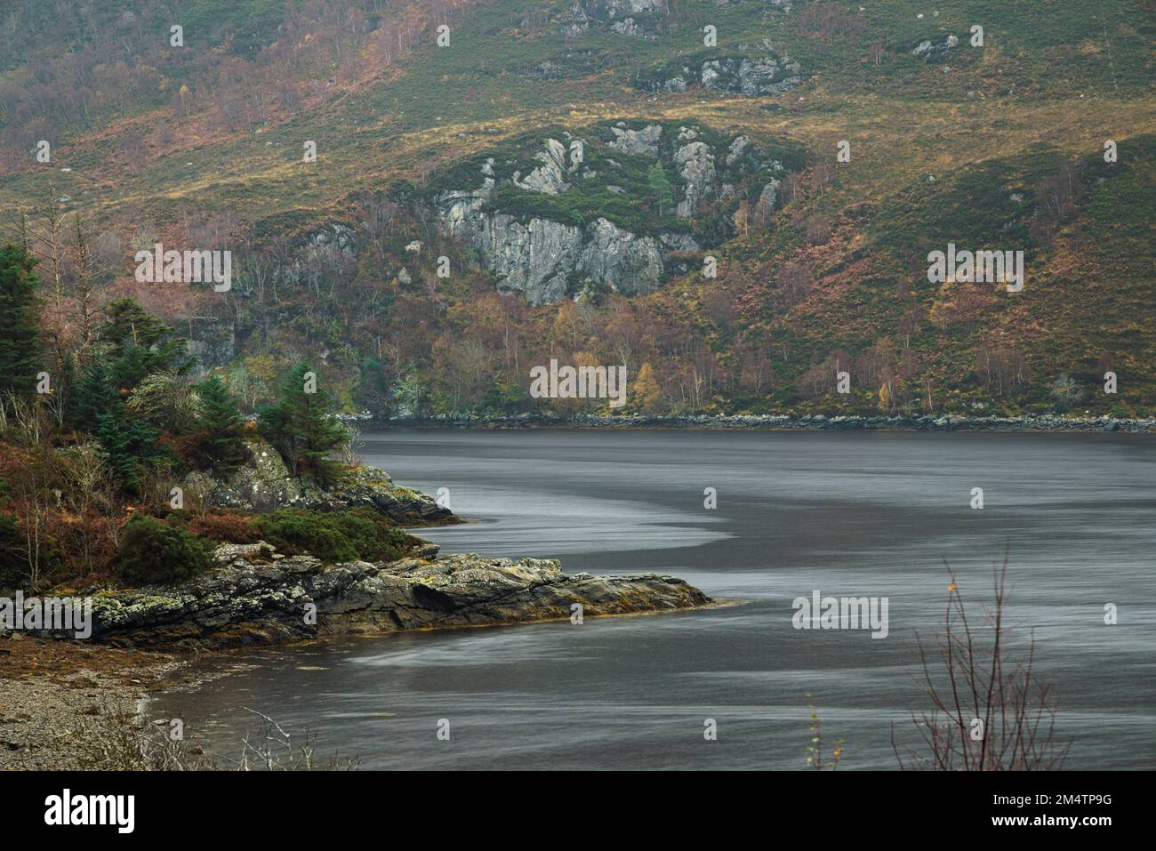 Otter Bay area of Loch Long at Sallachy Stock Photo - Alamy