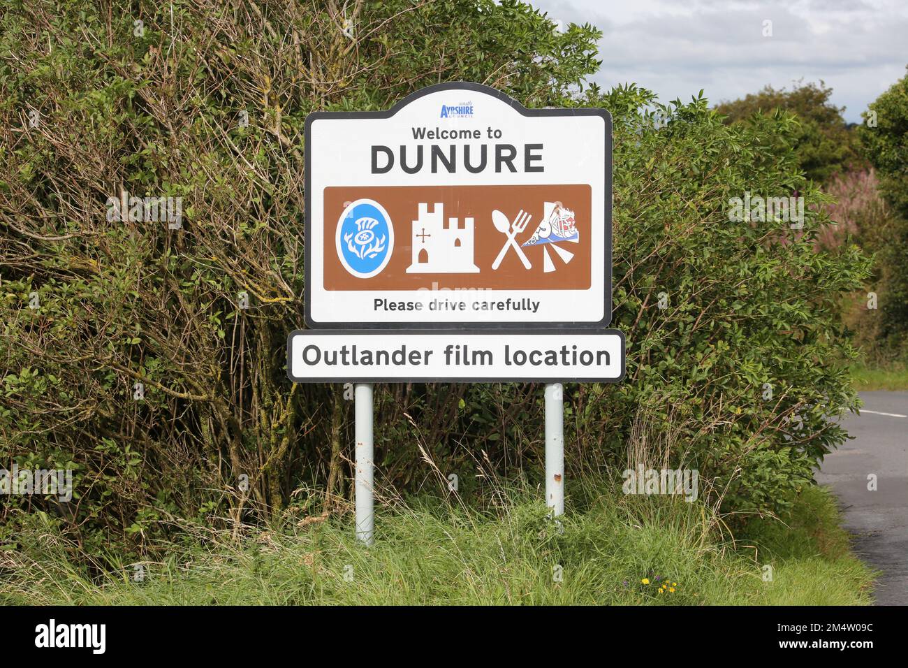 Dunure Ayrshire, West coast of Scotland, UK. South Ayrshire Council ...